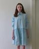 Nokeontencheu 177. Plain Shirt Dress _ Sky Blue