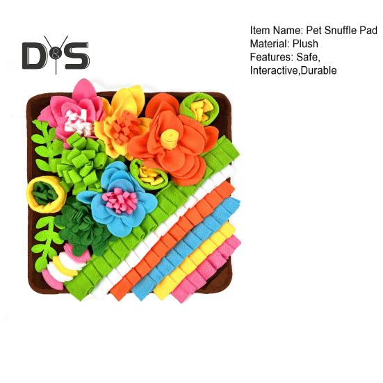 Dog Snuffle Mat Interactive Dog Puzzle Toy Dog Slow Feeder Treat Mat Dog Feeding Pad Licking Mat Pet Snuffling Mat