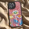 Art Y-Yayoi KusamaS Phone Case For IPhone 16 15 14 11 12 13 Pro Max Plus Back Leather Shell
