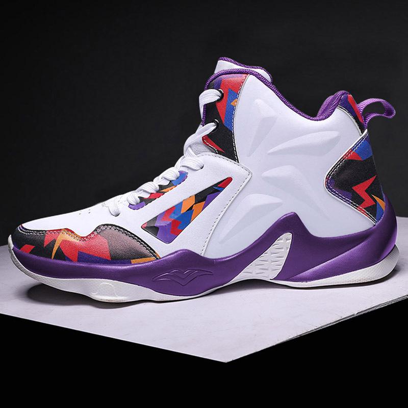 Men's basketball shoes sports running shoes, non-slip lightweight sports shoes lightweight sports shoes