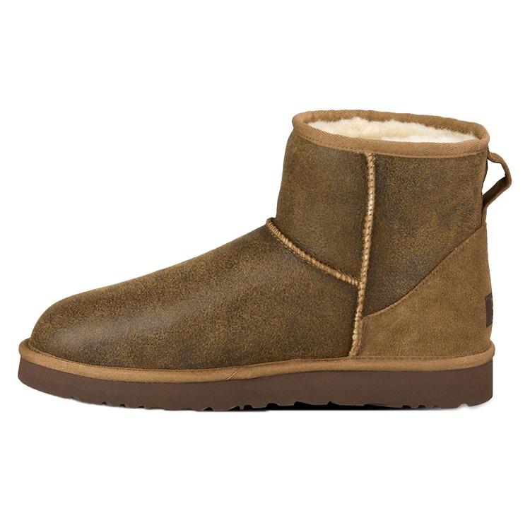 UGG Classic Mini Bomber Fleece Lined Brown Men s 1007307-BJCE EU 43