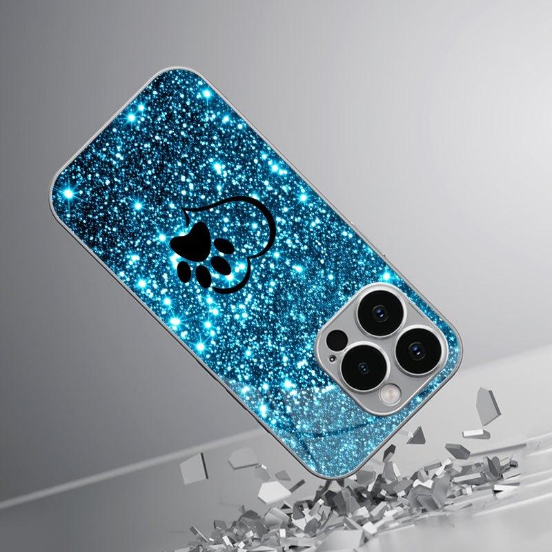Electroplated Glass Phone Case Suitable for Iphone 17 16 15 14 13 12 11pm Pro Plus and Other Phone Models.