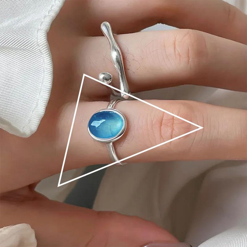 Exquisite Ladies Irregular Ring Party Gift Adjuster Personality