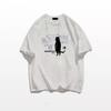 Women's Chic Hong Kong Style Cotton Short-Sleeve T-Shirt - Unique and Loose Fit Summer Top