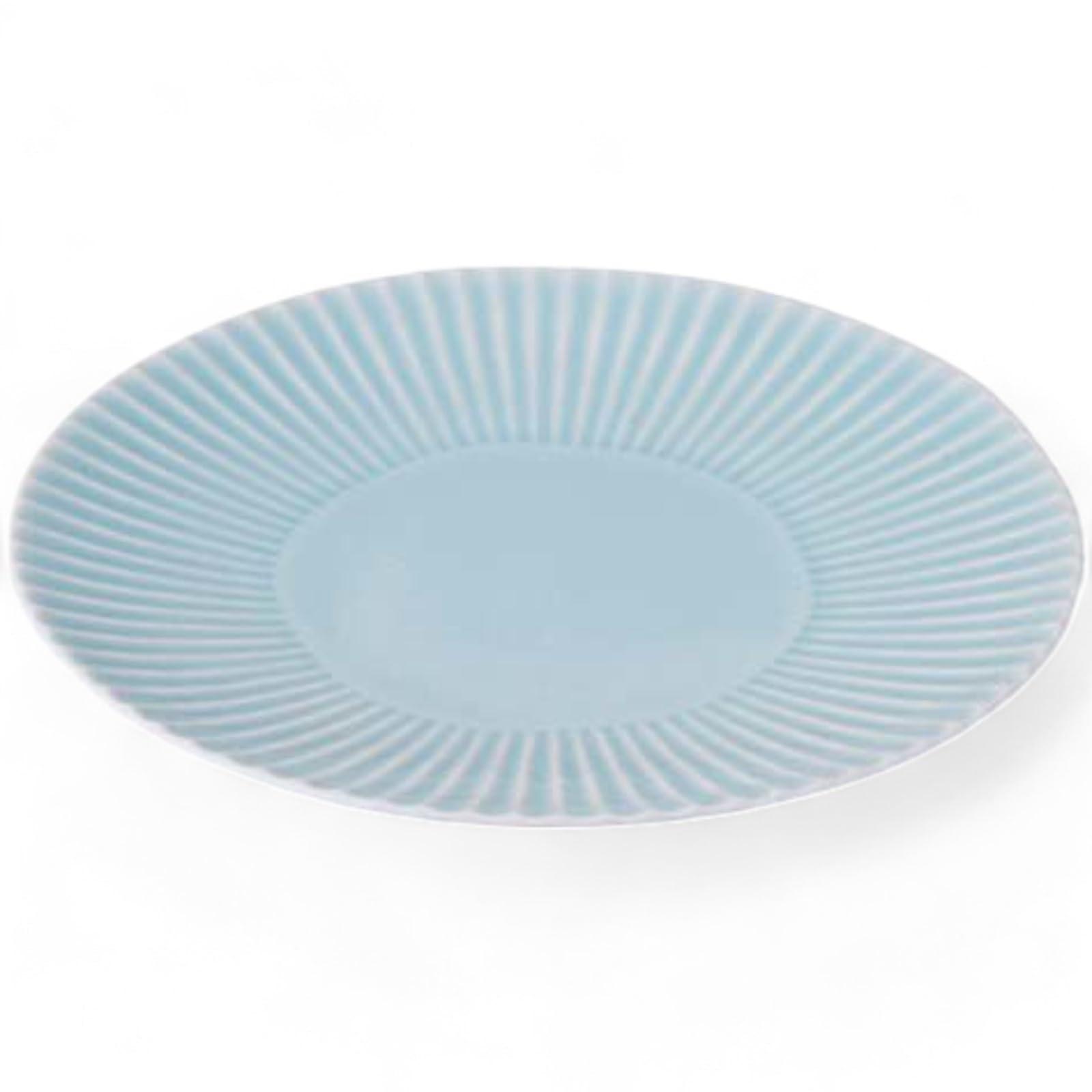 Такумифу Арита Яки 26 см Тарелка для карри, Сине-белый фарфор с рельефным узором, Большая, Сделано в Японии