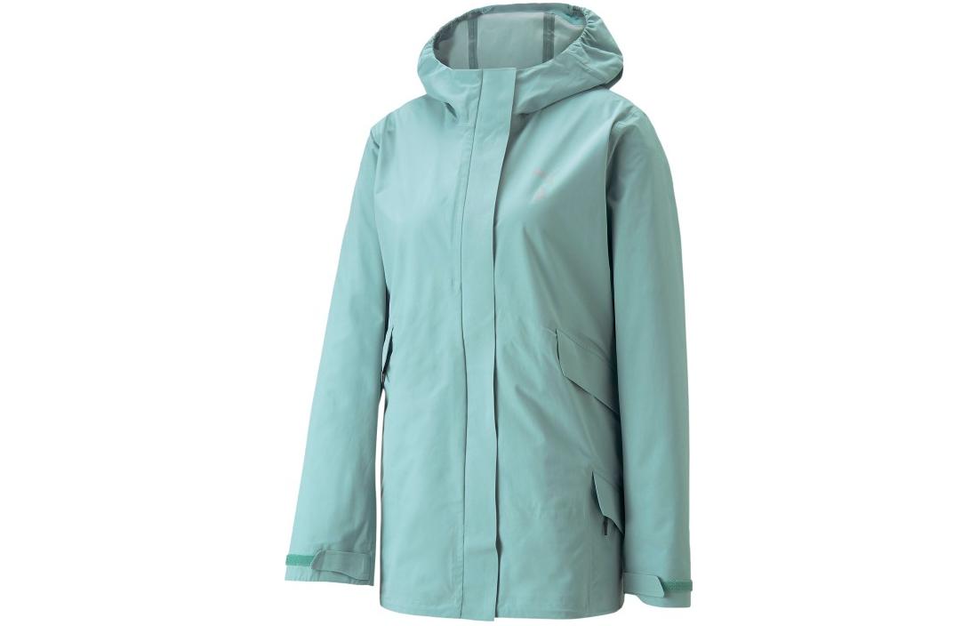 PUMA Jackets Women s Gray Blue Hooded Moderate Other 523224-84 L