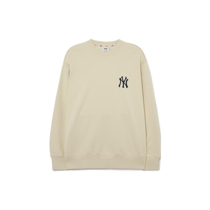 

New MLB Sweatshirts Unisex Light Yellow 3AMTM0831-50NBL XS