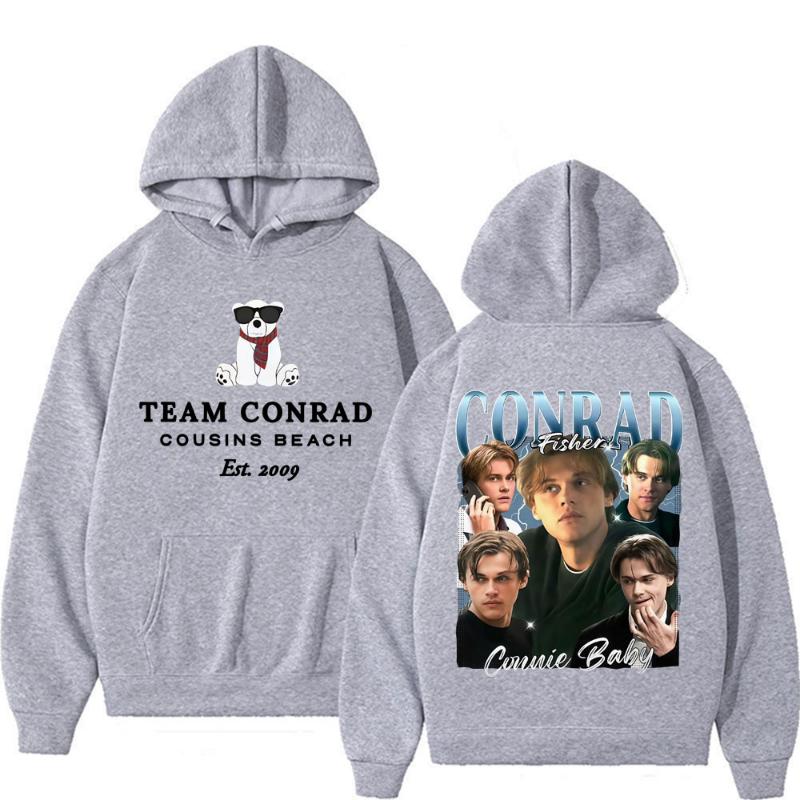 Team Conrad Cousins Beach Merch Hoodies Conrad Fisher Movie Y2k Sweatshirts Men Women Harajuku High Quality Oversized Pullovers