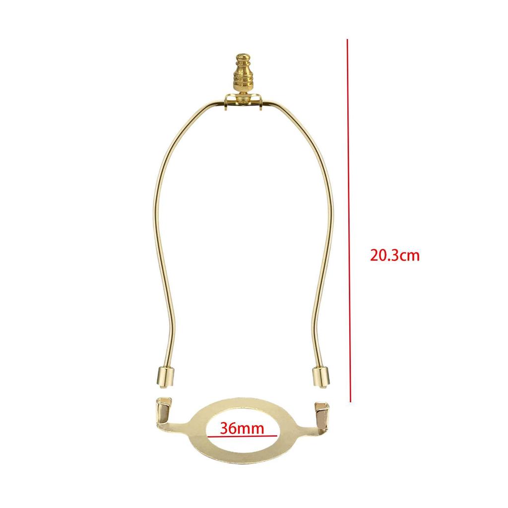2 Stück Lampenschirm-Harfe E26 Abnehmbare Lampen-Harfe für Tisch-/Stehleuchte