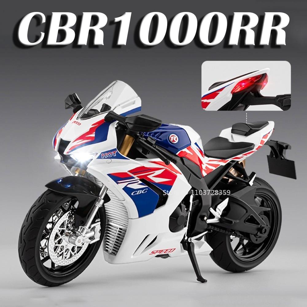 1:9 Honda Cbr1000Rr Little Monkey Toy Model Motorbikes Alloy Diecast Sound Light Shock Absorption Motorcycle Toys For Kids Gifts