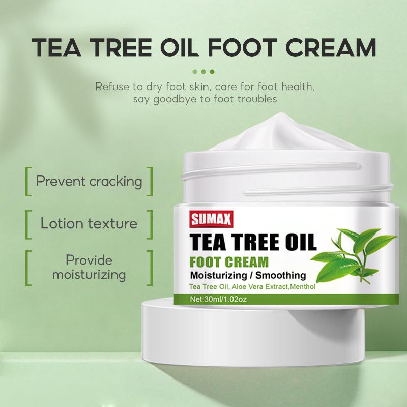 Crème pour les pieds au thé vert 30ml Lisse Délicate Éclatante et Translucide Absorption Rapide par la Peau Sérum Anti-Âge au Rétinol