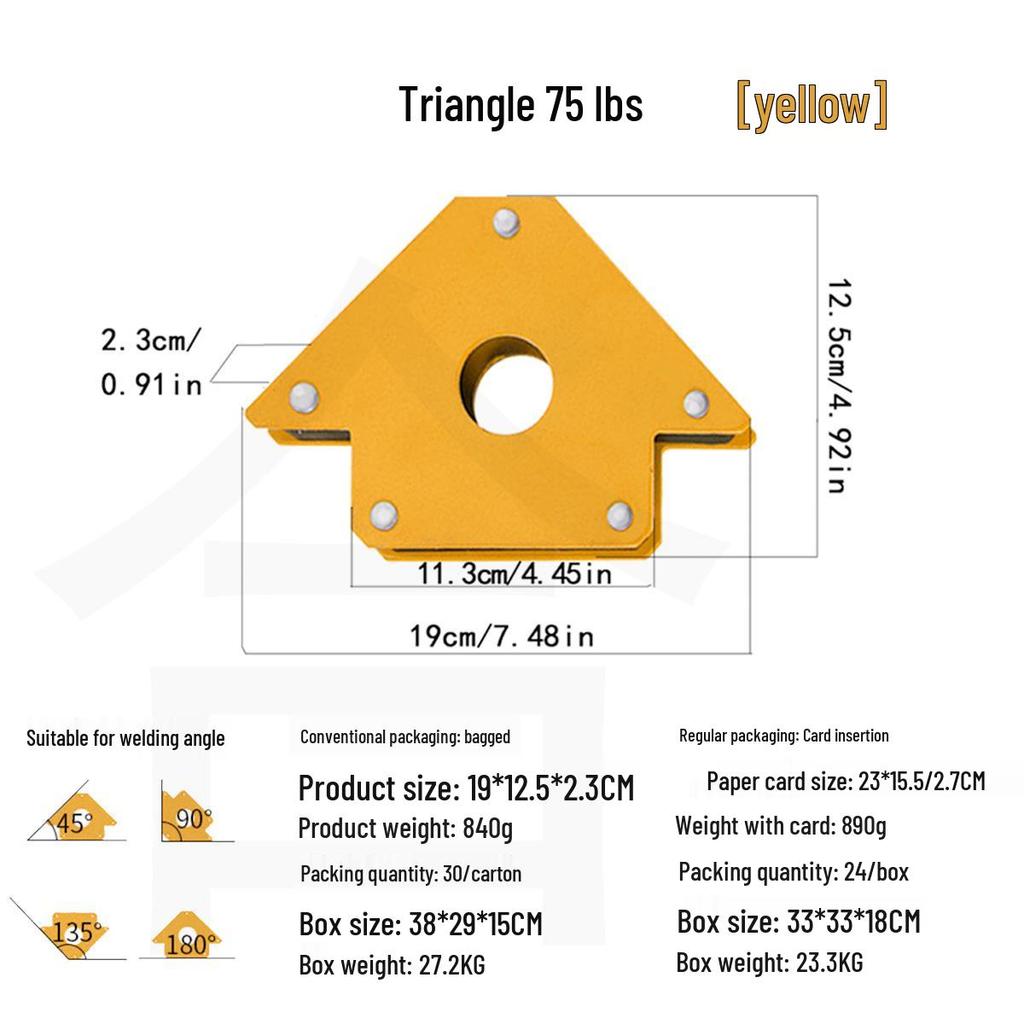 6-Piece Magnetic Welding Positioner Set