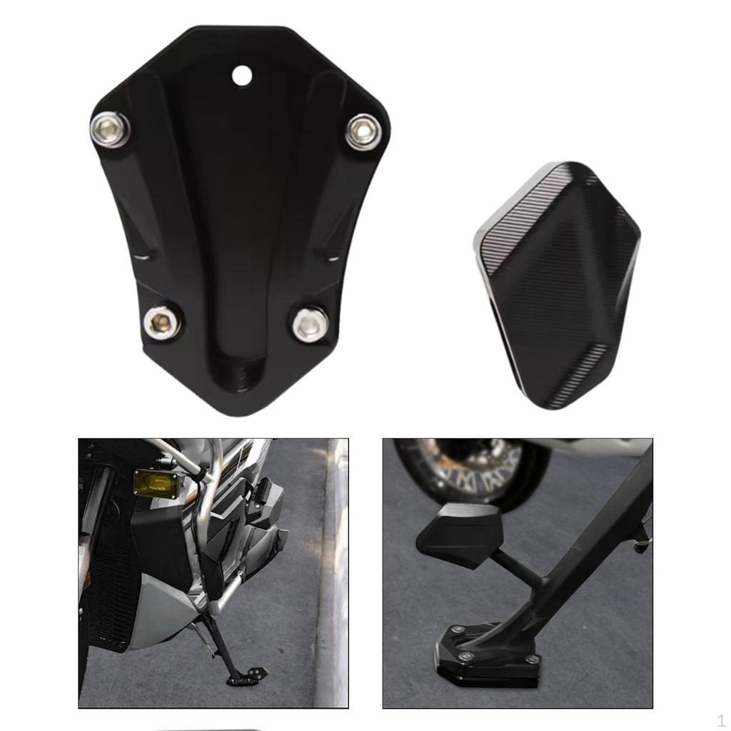Motorrad Kickstand Pad Extender Vergrößerungsplatte Erweiterung Stützmatte für Shengshi 368G