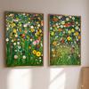 Floral Garden Village Night Tree Gustav Klimt Exhibition Poster Canvas Painting Print Wall for Living Room Home Decor Cuadros