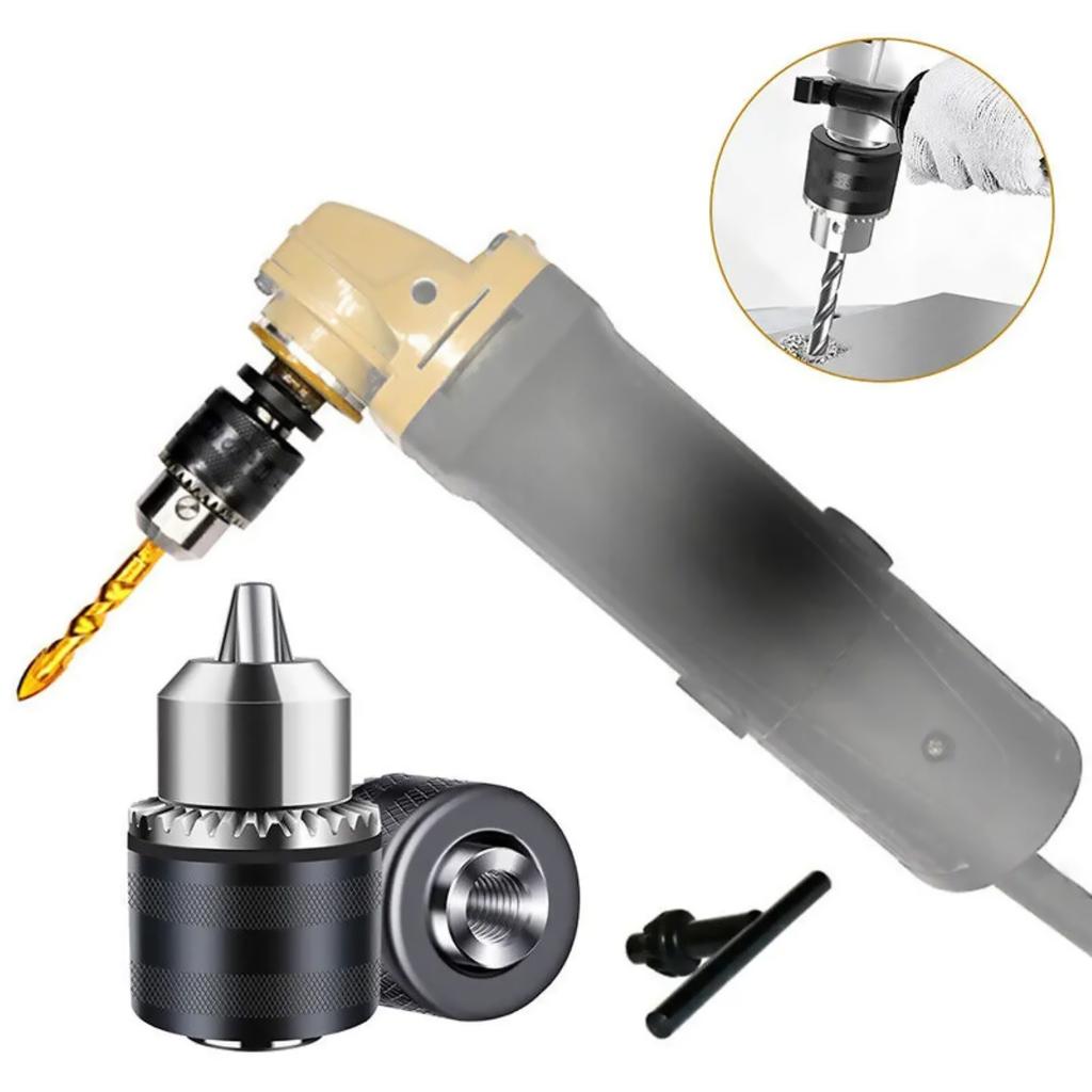 M10 Winkelschleifer Elektrobohrmaschine Umwandlung Spannzangenfutter Kopfadapter 1,5-10mm
