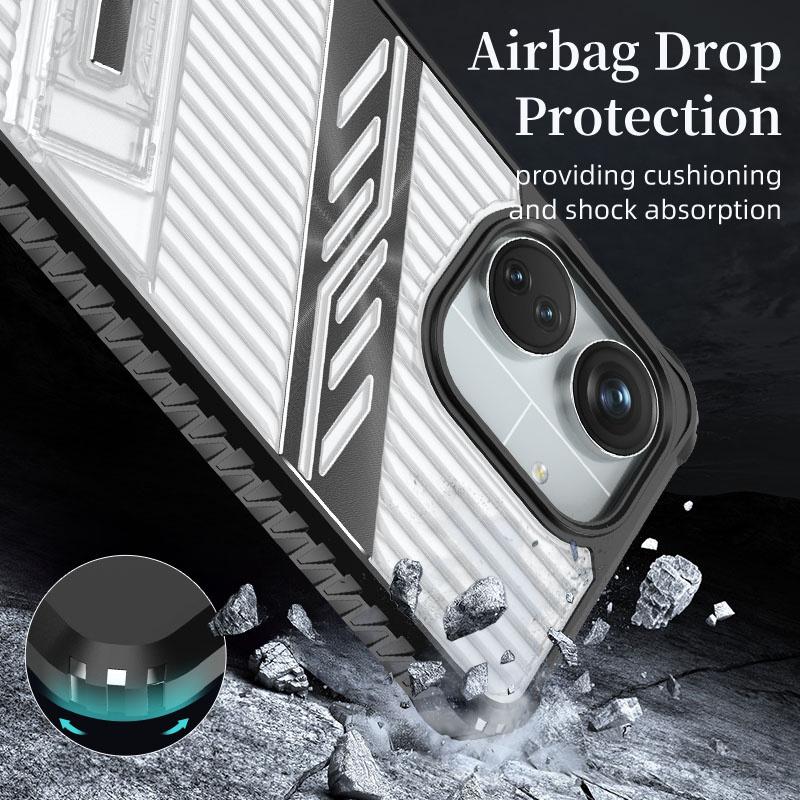 For Xiaomi Redmi 13C 4G 5G Case Shockproof Armor Clear Phone Case for Redmi 13C 13 C Redmi13C Kickstand Back Cover Fundas