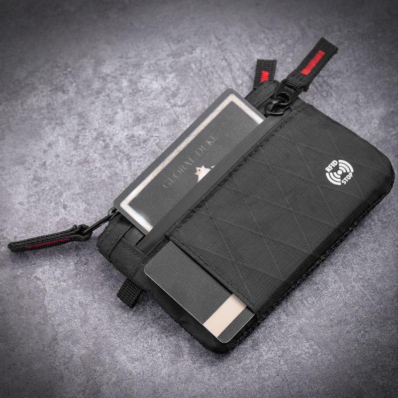 Travel abroad RFID anti-theft swipe card bag passport bag multi-function key bag wallet neck bag