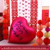 Extra Large Heart Balloon Honeymoon & Wedding Decoration Set