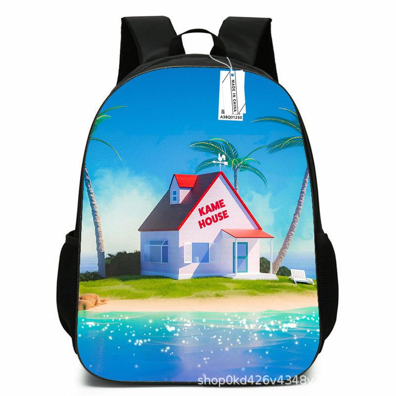 Dragon Ball Animation Cartoon School Bag Elementary and Secondary School Backpack Backpack Large Capacity Wukong Backpack