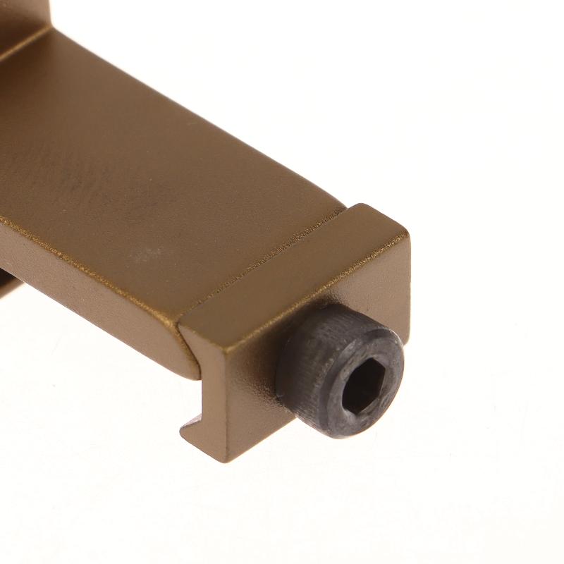 45 Degree Inclined Rail Flashlight Dd/Pro/Kac Machine Sight Side Rail Adapter 20Mm Aluminum Alloy
