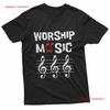 Worship Music Religious Faith Melody T Shirt Vintage Washed Breathable Soft Casual Streetwear Stylish Comfortable