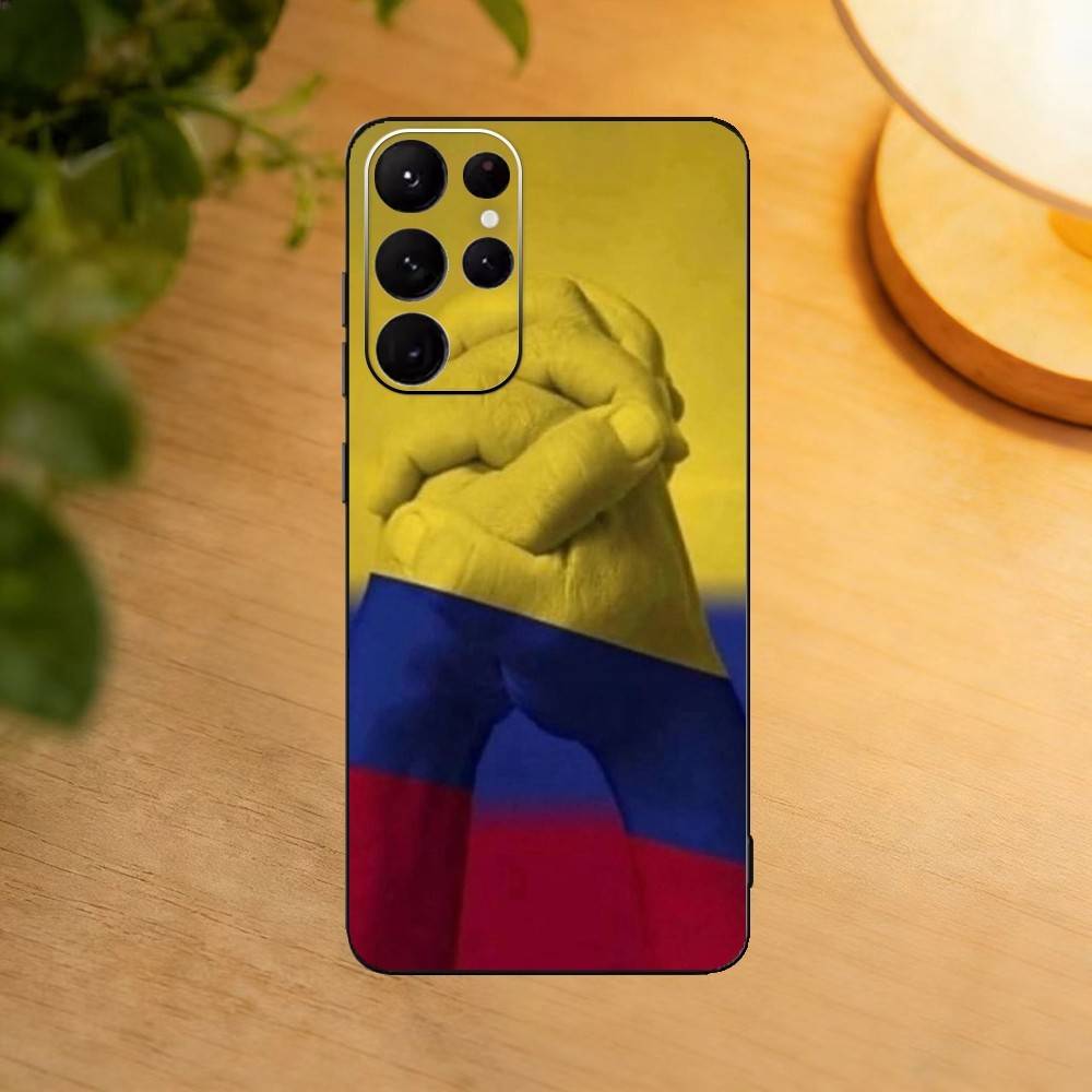 I Love Venezuela  Phone Case For Samsung S25,24,23,22,30,21,10,9,Ultra,Plus,Lite Soft Black Case