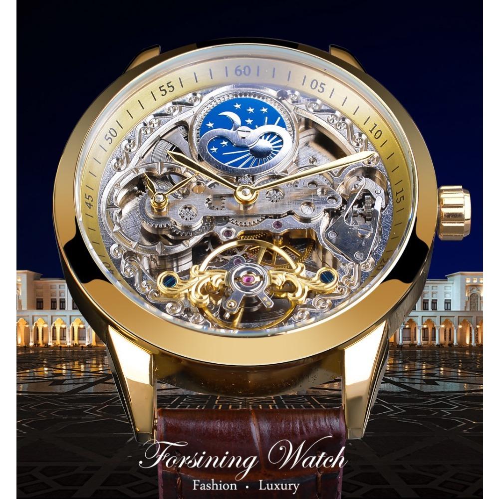 Forsining Herremote Uformelt hul mekanisk sans Vanntett automatisk mekanisk klokke