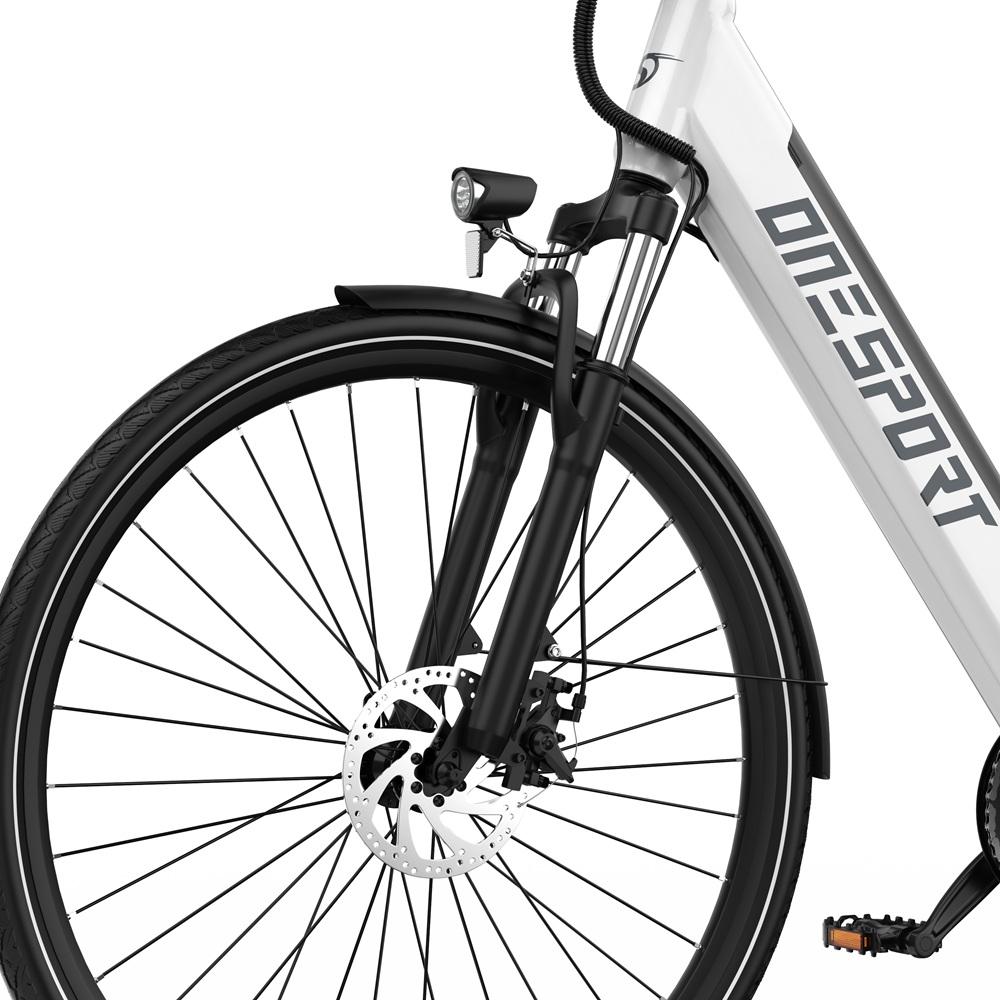 ONESPORT-OT12 36V 250W Electric Bike for Adults 65KM Assisted Range, Shimano 7-Speed, Hydraulic Fork