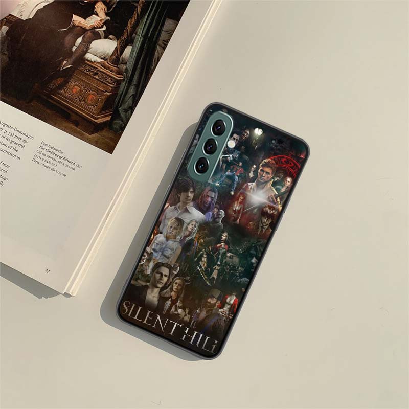 Games S-Silent Hill Phone Case for Samsung A54 A14 A24 A34 A17 A37 A57 A55 A35 A25 A15 A07 A05S A04S A12 A22 A32 A52S A72 Galaxy