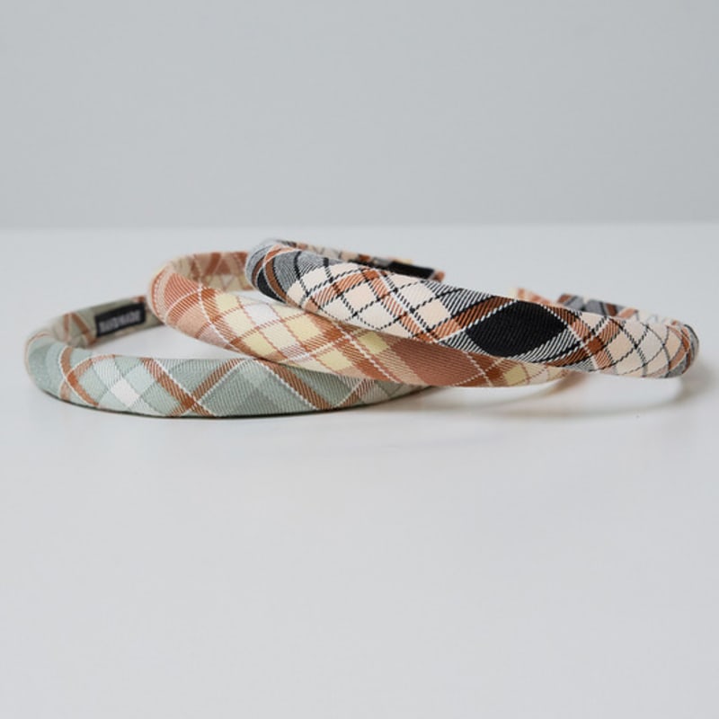 Les Bijoux Philosophy LB_Highteen Check Hairband_3color