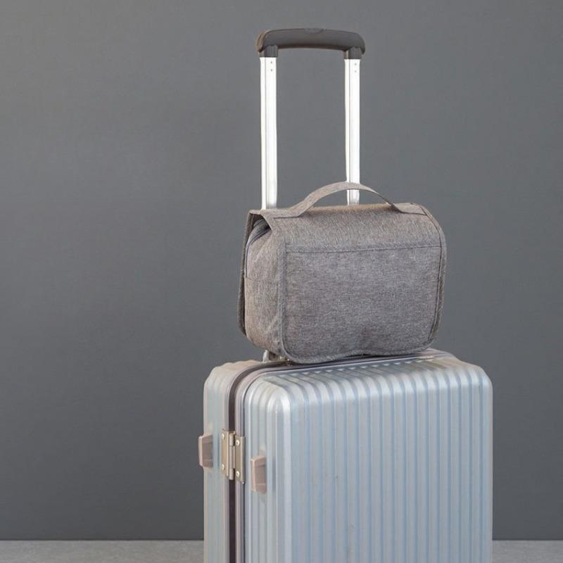 1pcs Travel Organizer Bag Large Capacity Waterproof Foldable Cosmetic Bag Dry Wet Separation Toiletry Storage Bag