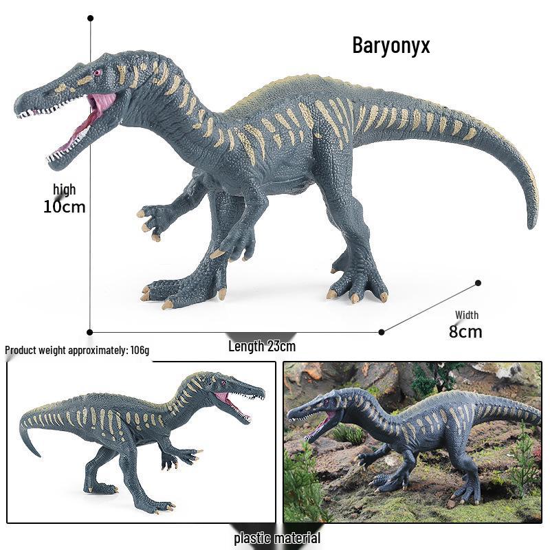 Cretaceous Ligabueino Dinosaur Model Toy - Hard Plastic Animal Figure for Kids