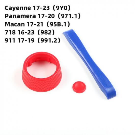 Car Steering Wheel SC Ejection Knob Upgrade For Porsche Cayenne Panamera 17-25