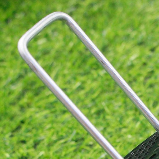 Garden Stakes Staples And Gasket U-Shaped Garden Pins Lawn Landscape Staples for Weed Barrier And Tarps