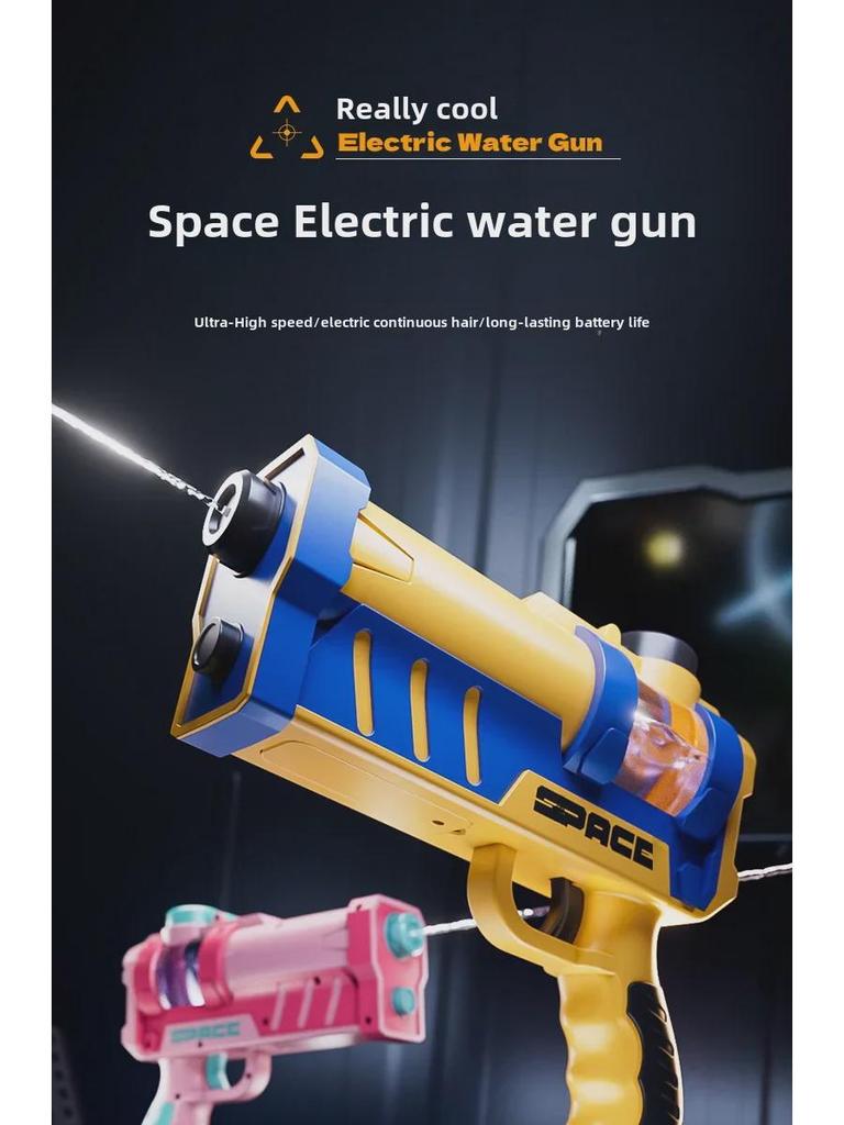 Large Capacity Electric Water Gun for Kids - Long Range Outdoor Summer Fun