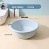 Durable Large Plastic Basin for Laundry, Washing Feet, Face, Vegetables - Ideal for Dorms & Homes