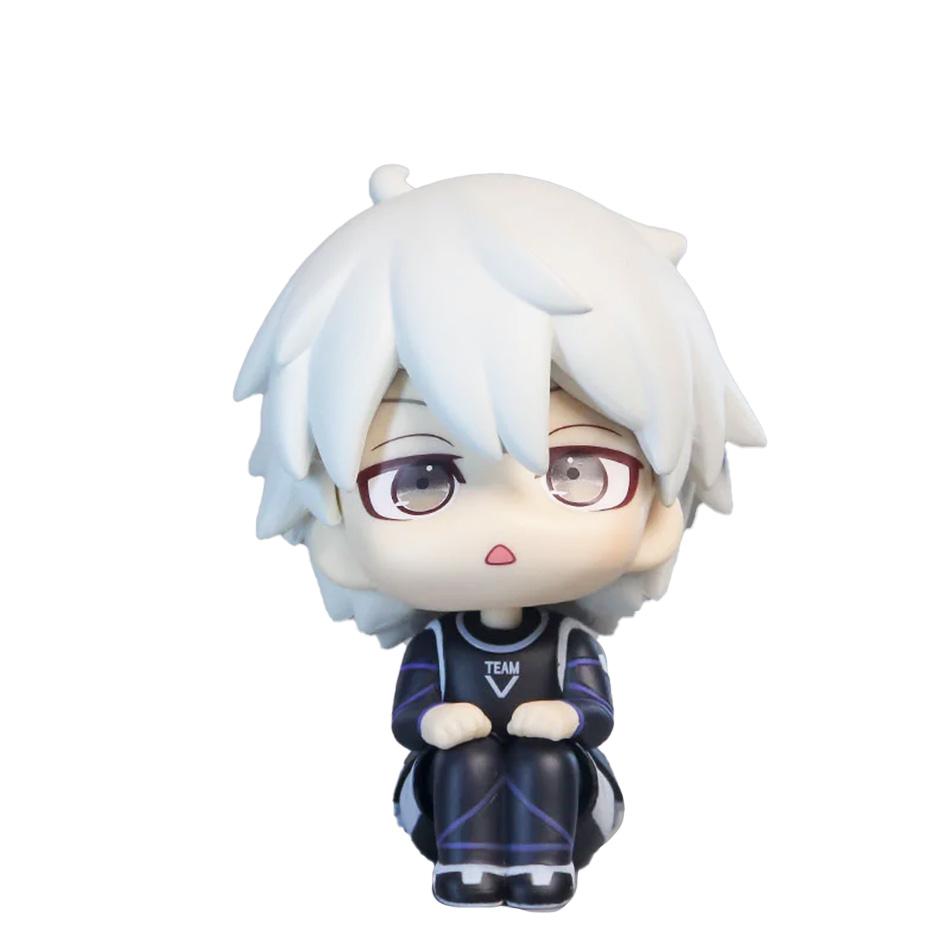 11CM Isagi Yoichi Doll Blue Lock Action Figures Q Version Chigiri Hyoma Bachira Meguru Nagi Seishiro Figure PVC Ornament Toys