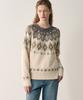 Deuloupisumeon Nordischer Pullover Wollstrick [Anthrazit]