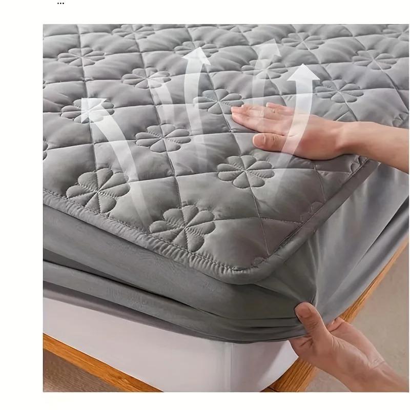 New Style Class A Raw Cotton Padded Waterproof Fitted Bed Sheet Mattress Cover Bedspread Comforter for Bedding Protection