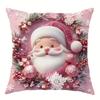 Cute Santa Claus Snowman pillowcase Christmas and New Year gift suitable for home room living room sofa cushion cover