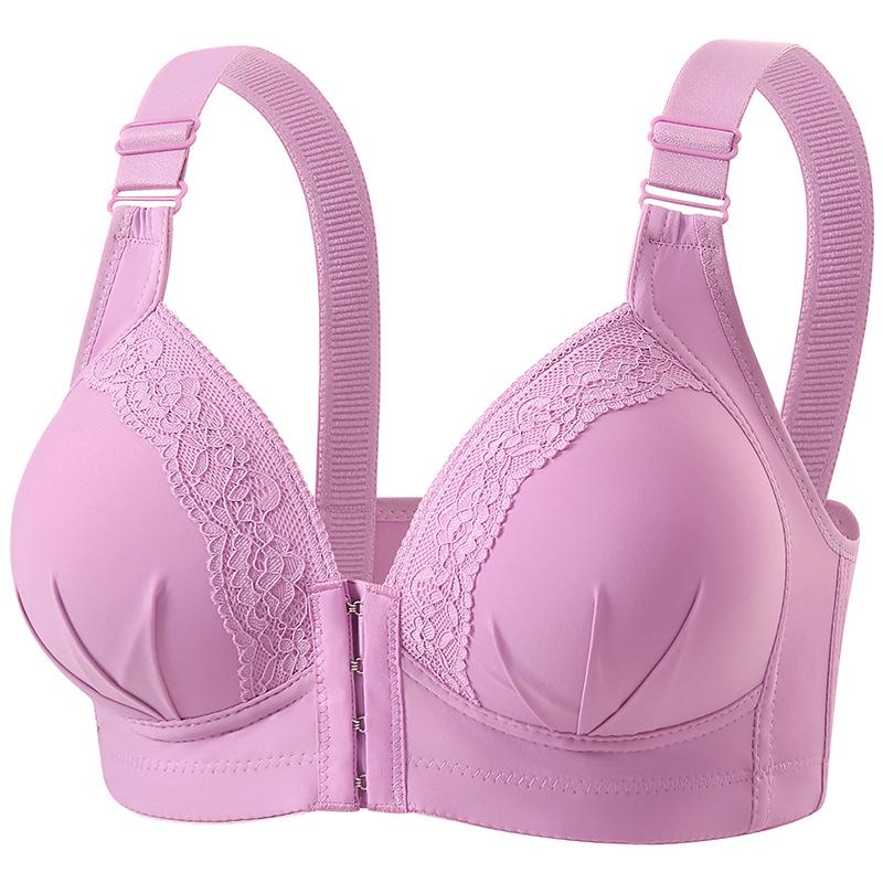 Front Closure Underarm Support Bra - Plus Size, Comfortable, No Underwire