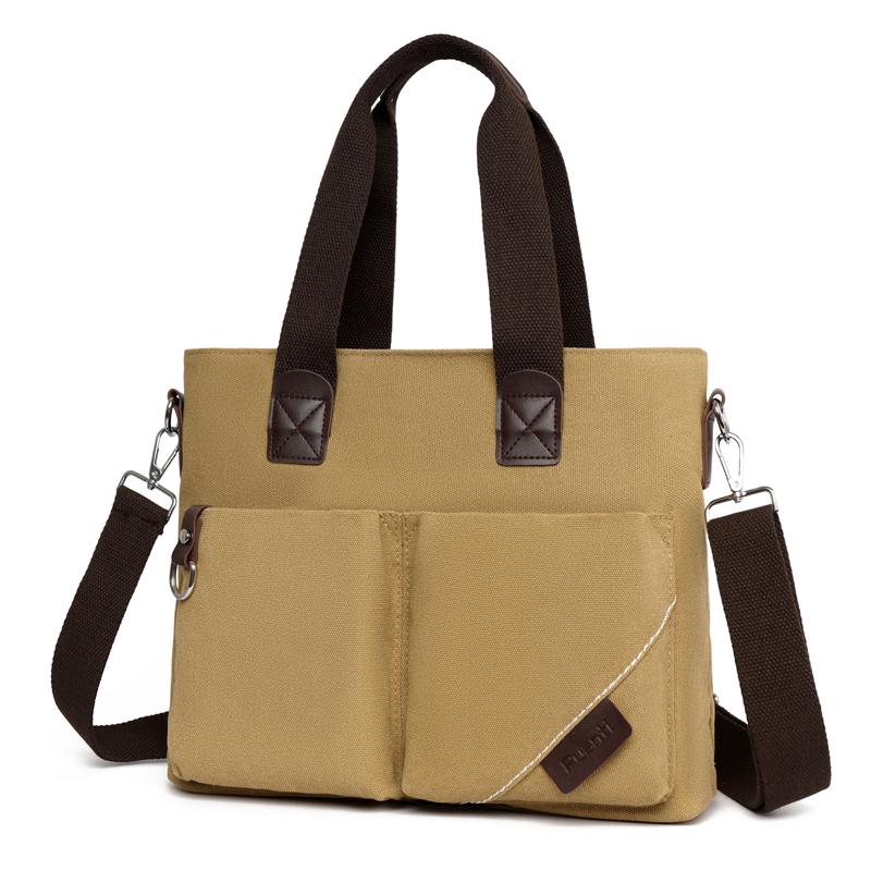 Pánské plátěné tašky přes rameno Casual Tote Cestování Pánská crossbody taška Luxusní tašky Messenger Móda Vysoce kvalitní kabelka