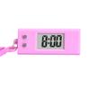 Pocket Sized Digital Watch with Keychain Convenient Electronic Clock for Travelers and Student Reliable Timekeeping Tool