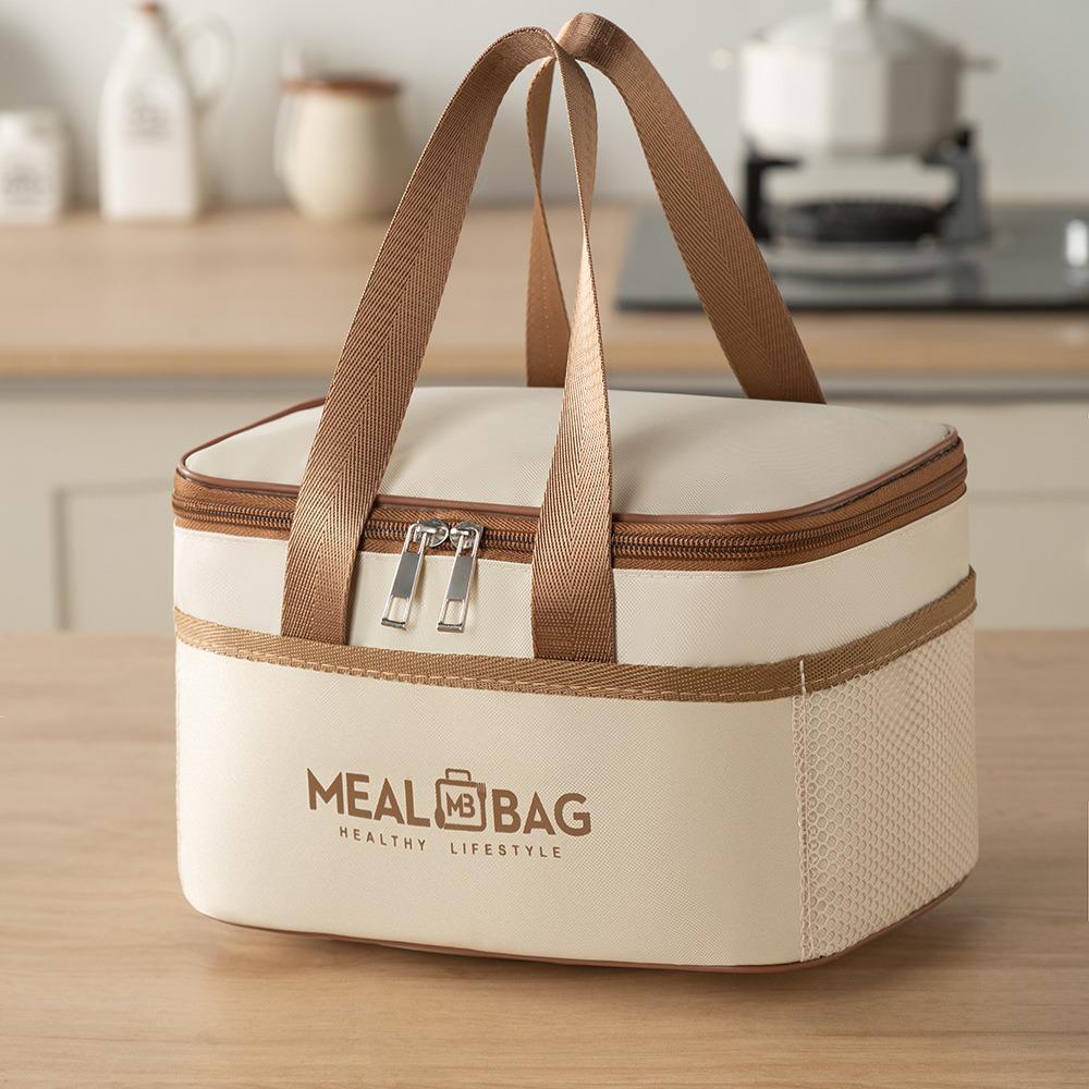Insulated Waterproof Bento Lunch Bag for Work & School