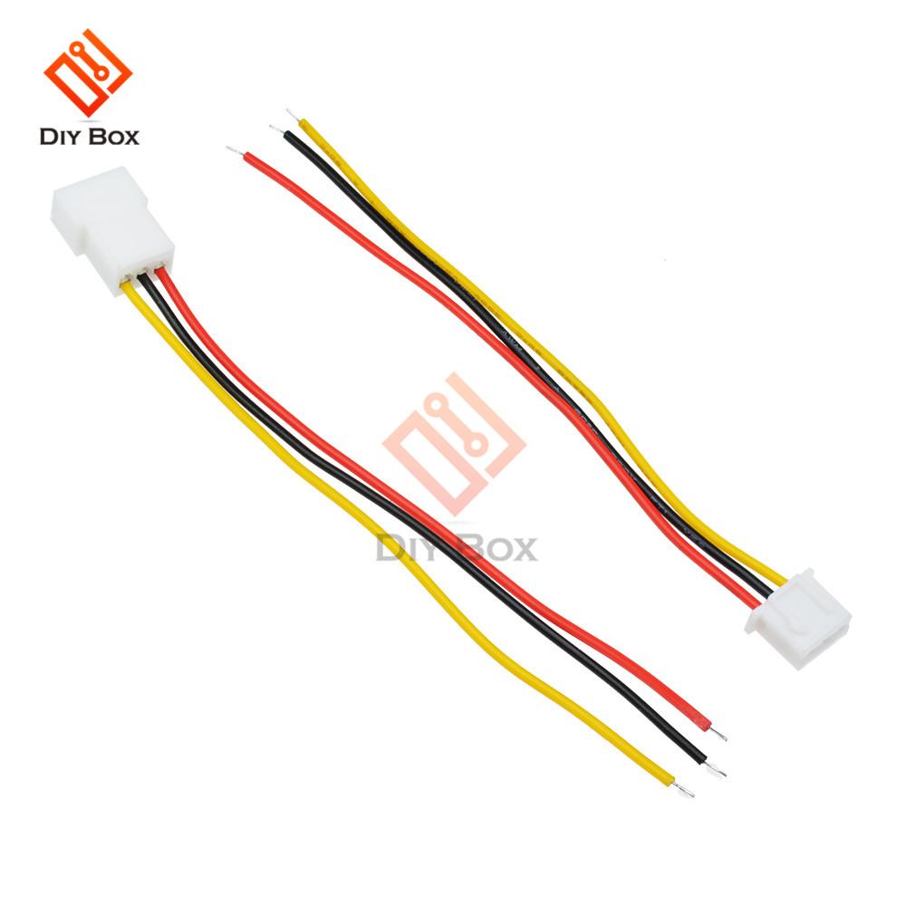 10 Paare 10cm 15cm 30cm SM 2-Pin 3-Pin Stecker auf Buchse Kabel JST Stecker Anschlusskabel für LED-Streifen Einbaustrahler