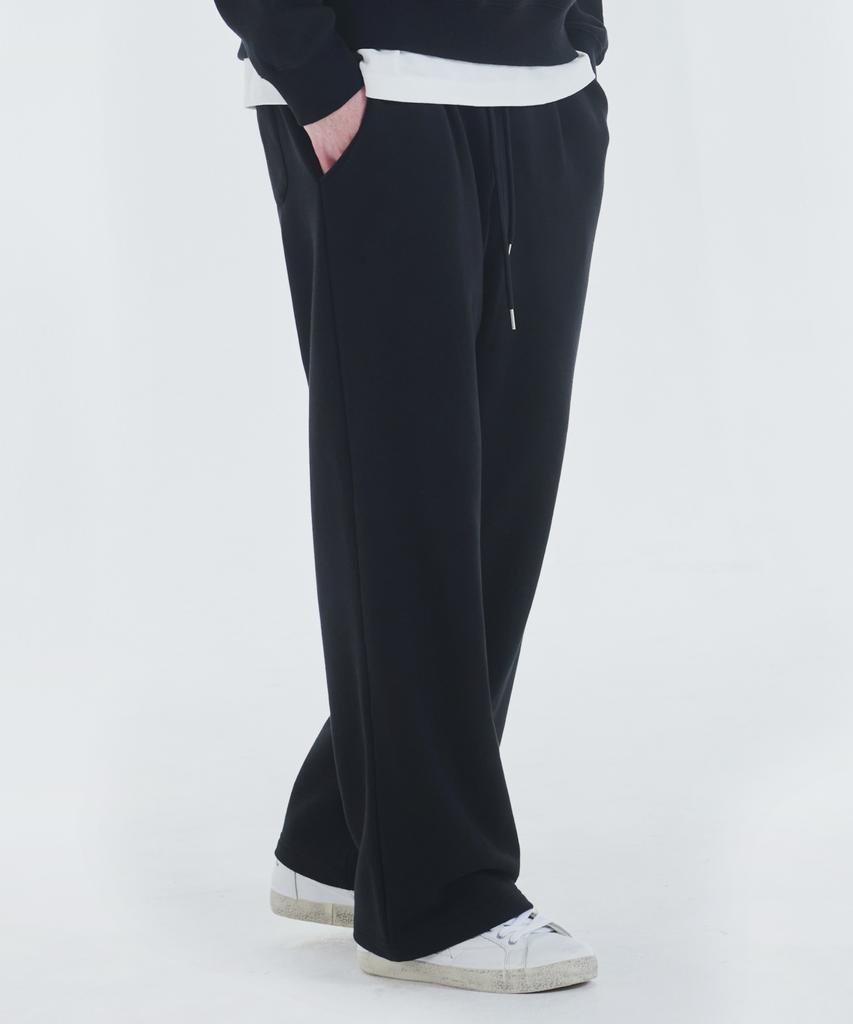 AKIA One-Pleat Wide Lounge Sweatpants [Melange Grey]