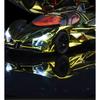 Simulation 1/32 Apollo EVO Electroplated Alloy Car Model Colorful Sports Car Ornaments Sound and Light Pull Back Children's Toys