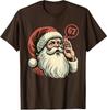 Christmas Funny Six Seven Meme Brainrot Santa Fun Unisex T-Shirt