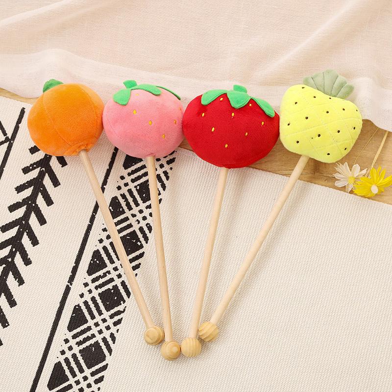 1PCS Cute Cartoon Massage Hammer Hitting Hammer Stick Handheld Plush Small Hammer For Neck Shoulder Meridians Legs Back Massage