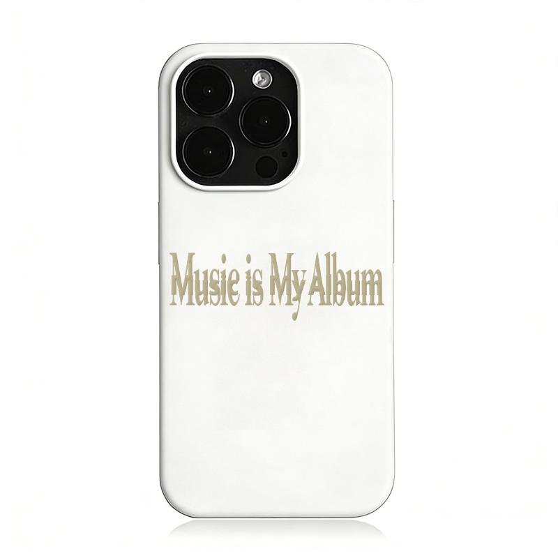 Music is My Album Art Trend Phone Case For IPhone 17 16 15 14 13 12 11 Pro Max 16E 17Air X XR XS Max 7 8 Plus SE20 Soft Cover
